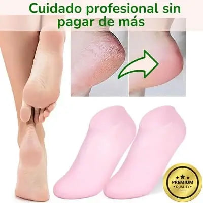 Medias de silicona hidratante.