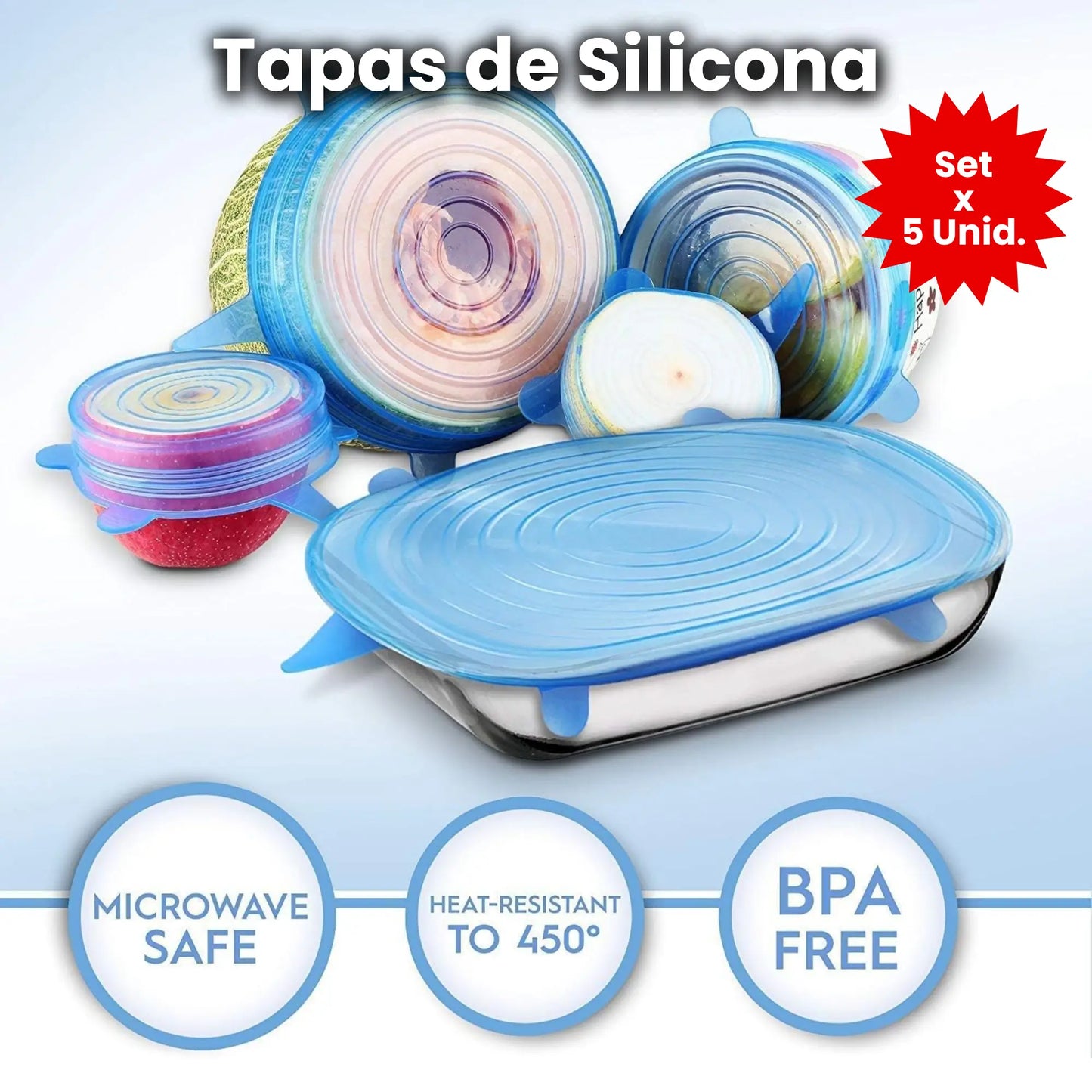 Tapas de Silicona