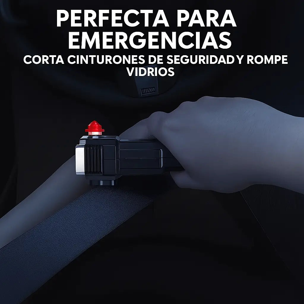 Linterna Táctica Multiusos 4 en 1