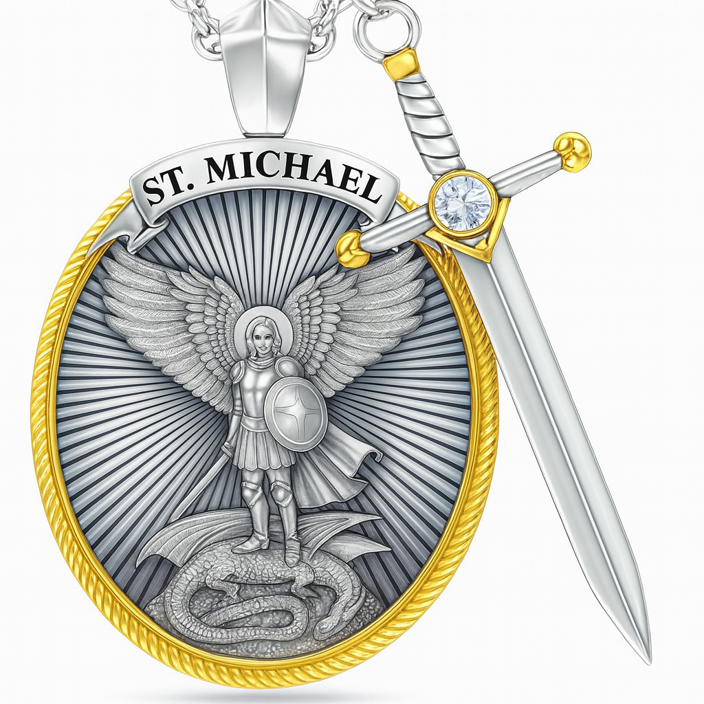 AMULETO DE PROTECCIÓN DE SAN MIGUEL ARCÁNGEL