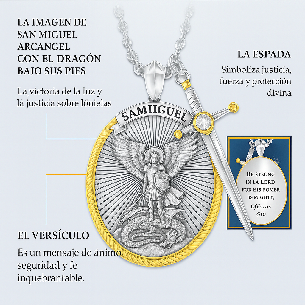 AMULETO DE PROTECCIÓN DE SAN MIGUEL ARCÁNGEL