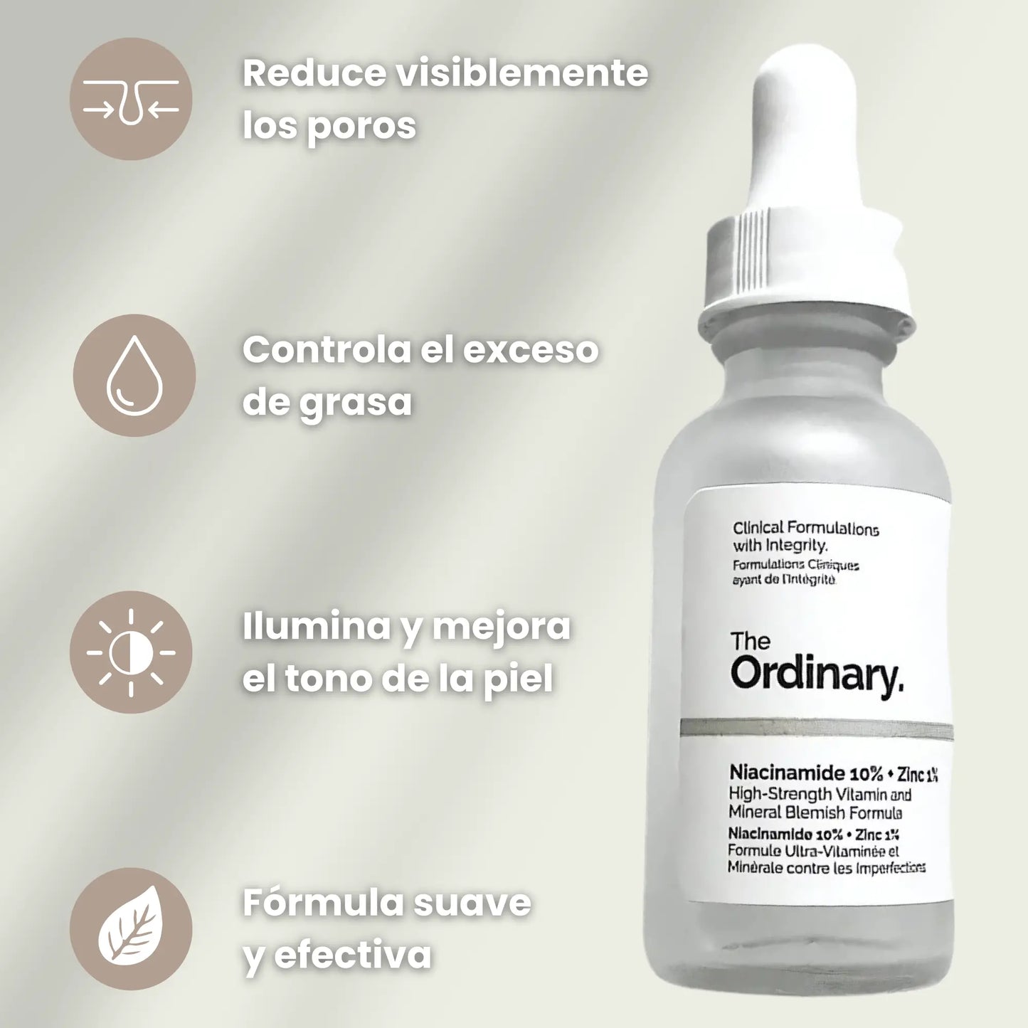 Niacinamida - The Ordinary.