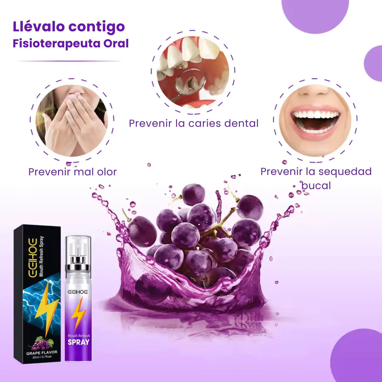 Spray para el mal aliento