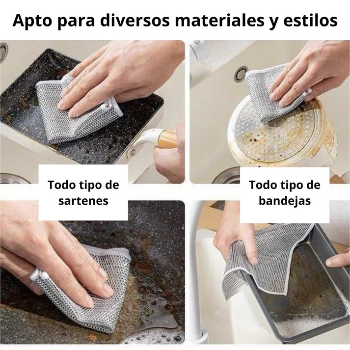 Paño de Limpieza 100% Alambre.