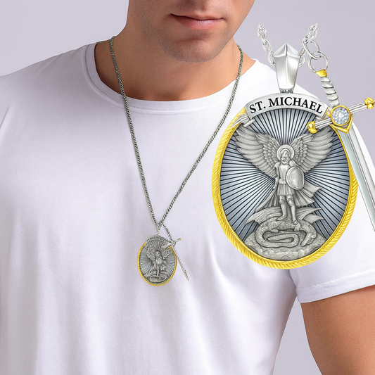 AMULETO DE PROTECCIÓN DE SAN MIGUEL ARCÁNGEL