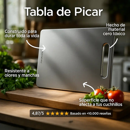 Tabla de Cortar de Acero Inoxidable