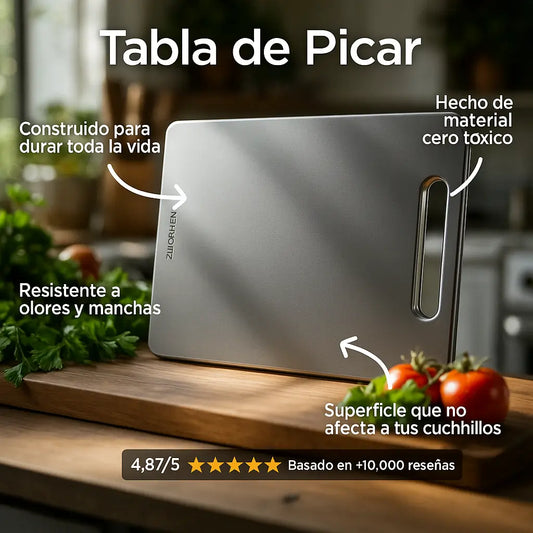 Tabla de Cortar de Acero Inoxidable