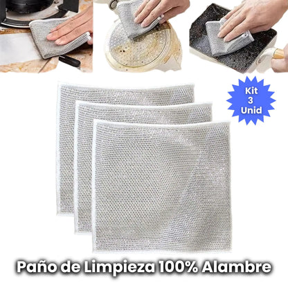 Paño de Limpieza 100% Alambre